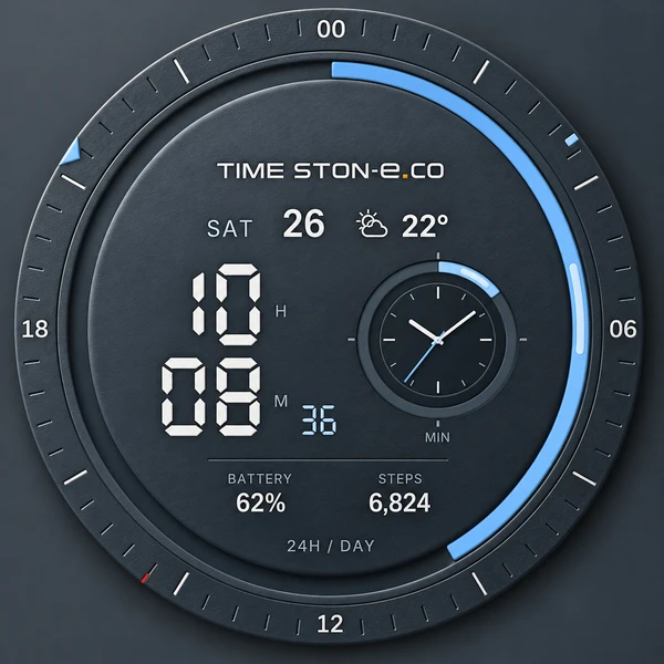 TITANIUM ORBIT watch face