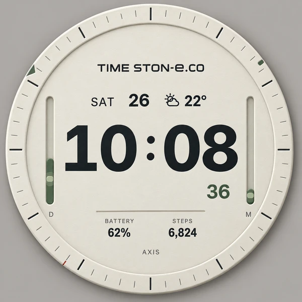 PAPER AXIS watch face