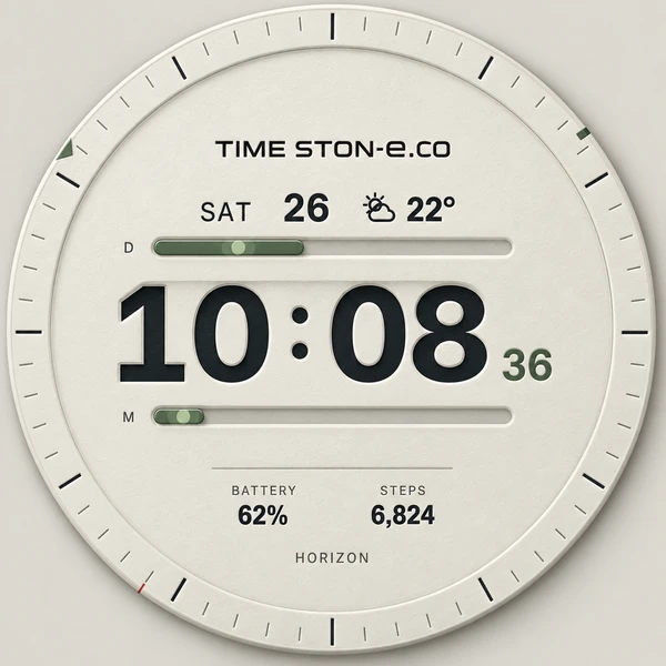 PAPER HORIZON watch face